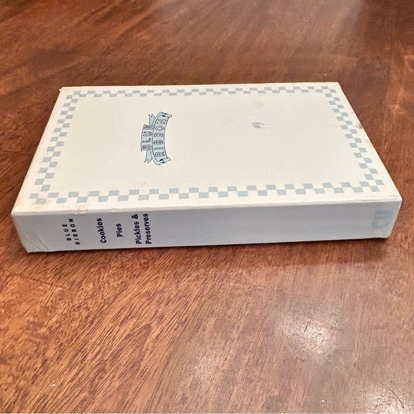 Vintage 1989 Blue Ribbon Cookbook Box Set 3 Pack Cookies Pies Pickles Preserves - Picture 5 of 9